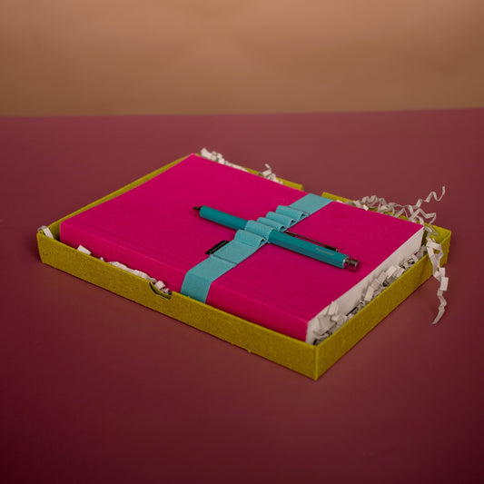 Notebook, Primo Pen and Band Trio - Fuchsia