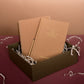 Notebook & Five Minute Journal Gift Set - Mocha Brown
