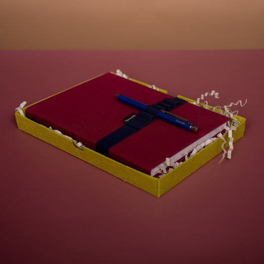 Notebook, Primo Pen and Band Trio - Mulberry