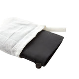 Black leather notebook