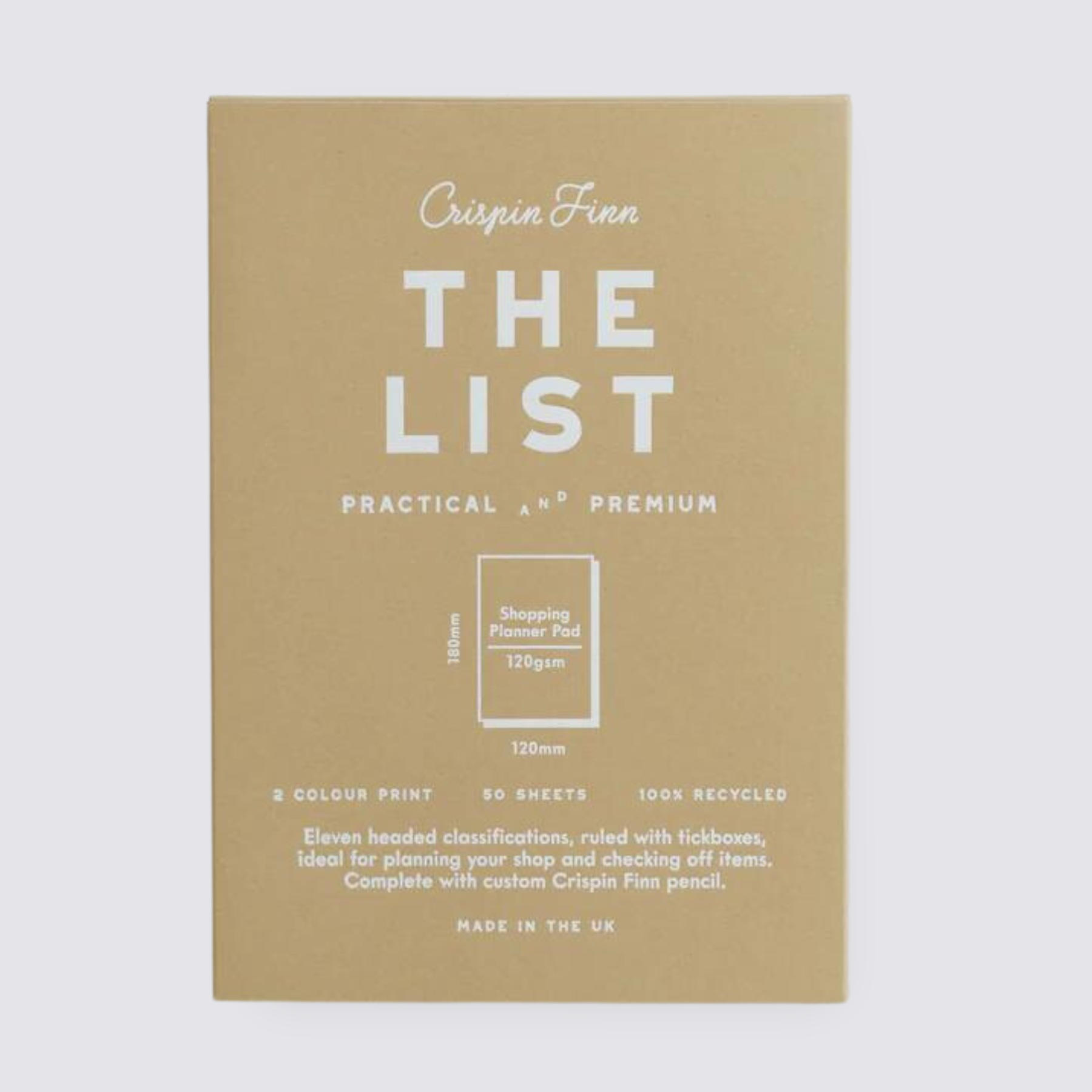List Pad Crispin Finn