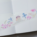 Hand illustrated tape. Beautiful gift wrap tape. 