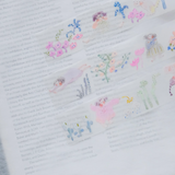 Hand illustrated tape. Beautiful gift wrap tape. 