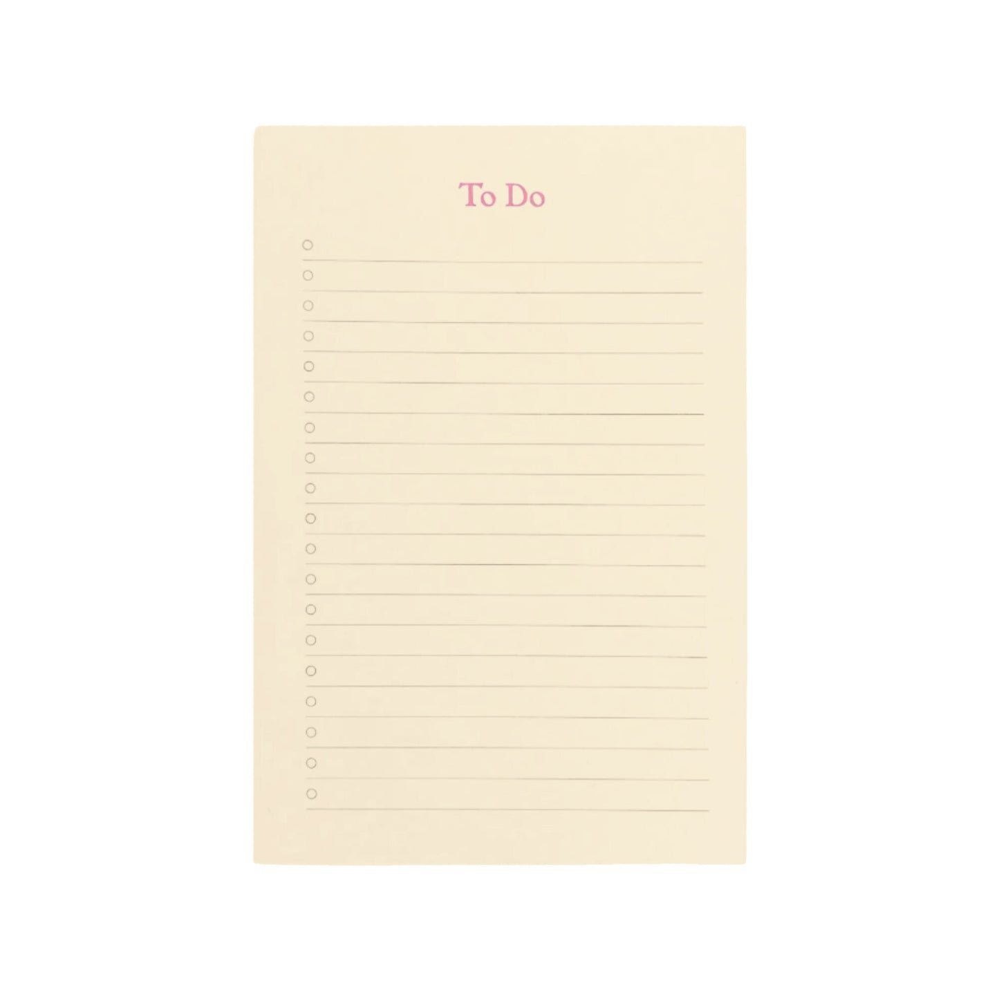 To Do List Block - Yellow