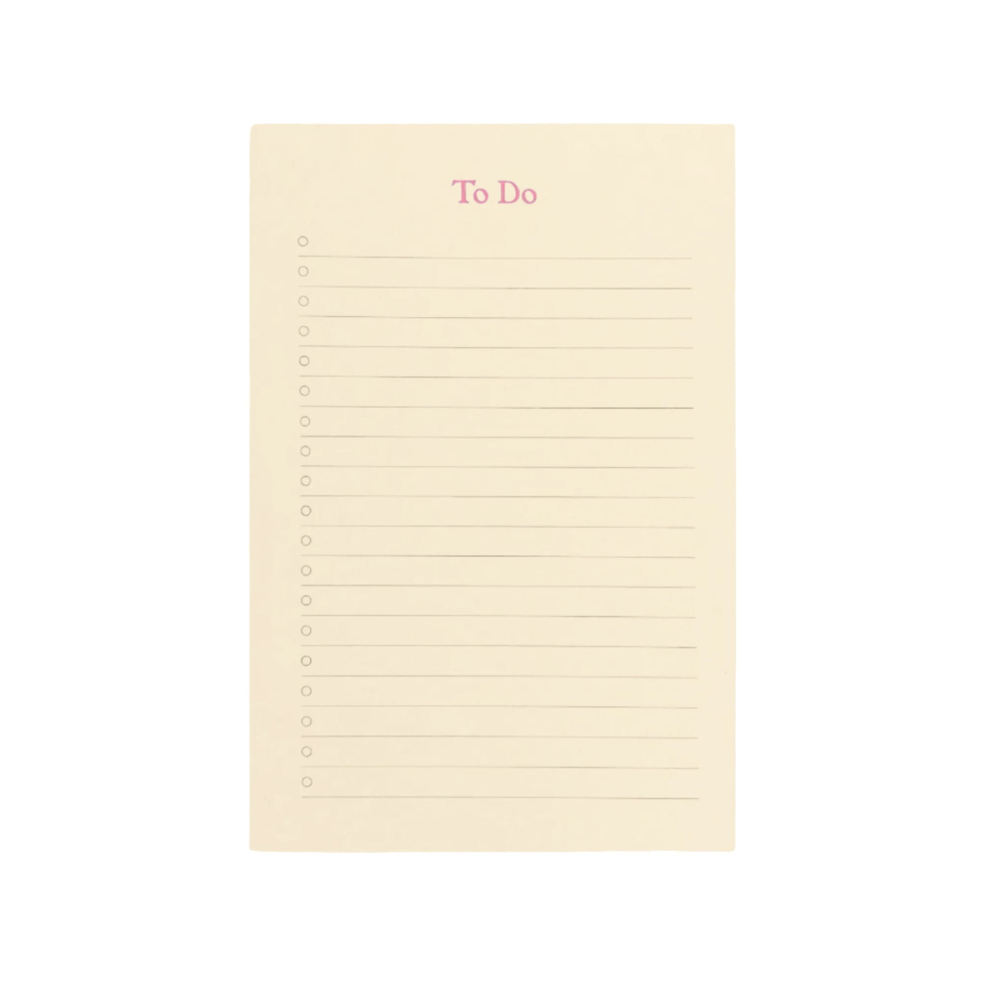 To Do List Block - Yellow