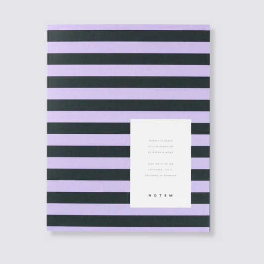 Uma Weekly Planner - Green & Rose