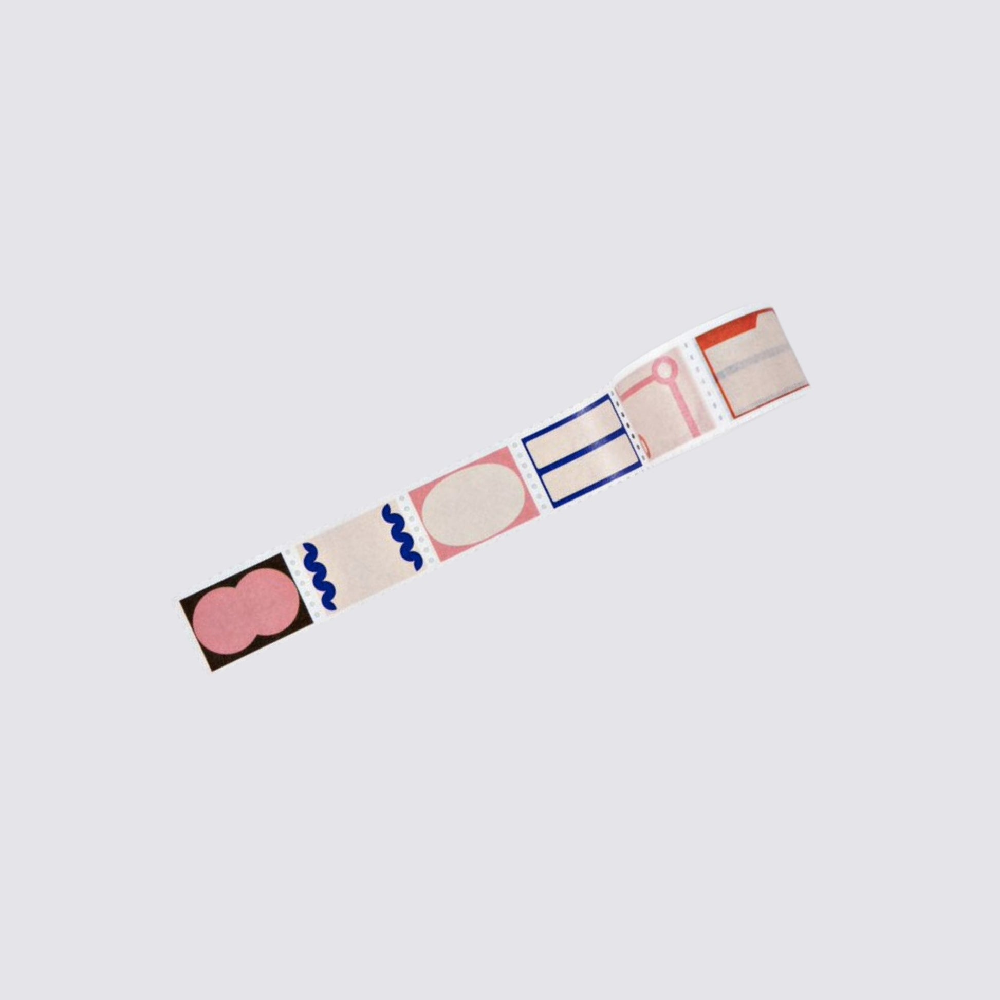 Washi Tape - Shape Stamp 25mm (Hinoki Mix)