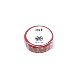 red and white decorative tape