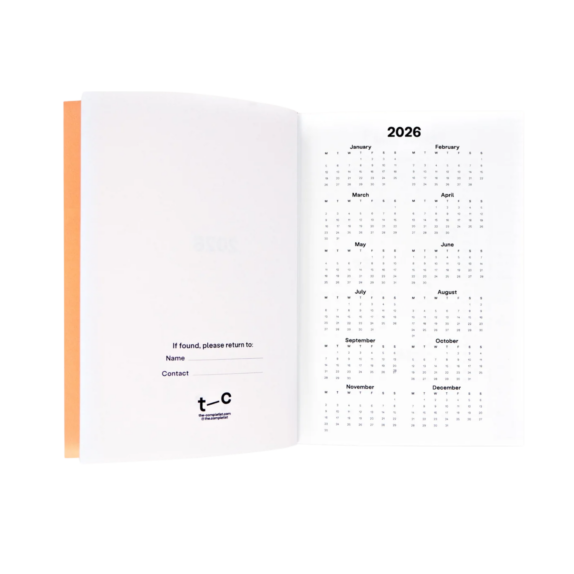 Pocket Weekly 2026 Planner - Damson No. 1