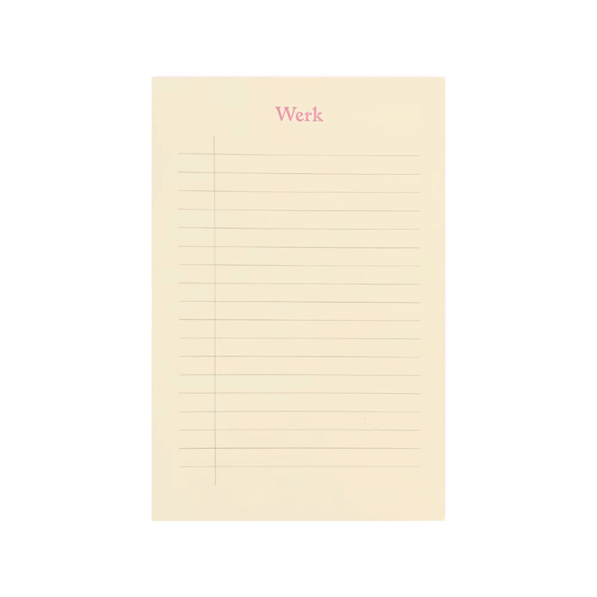 The Werk Block - Butter Yellow – Papersmiths