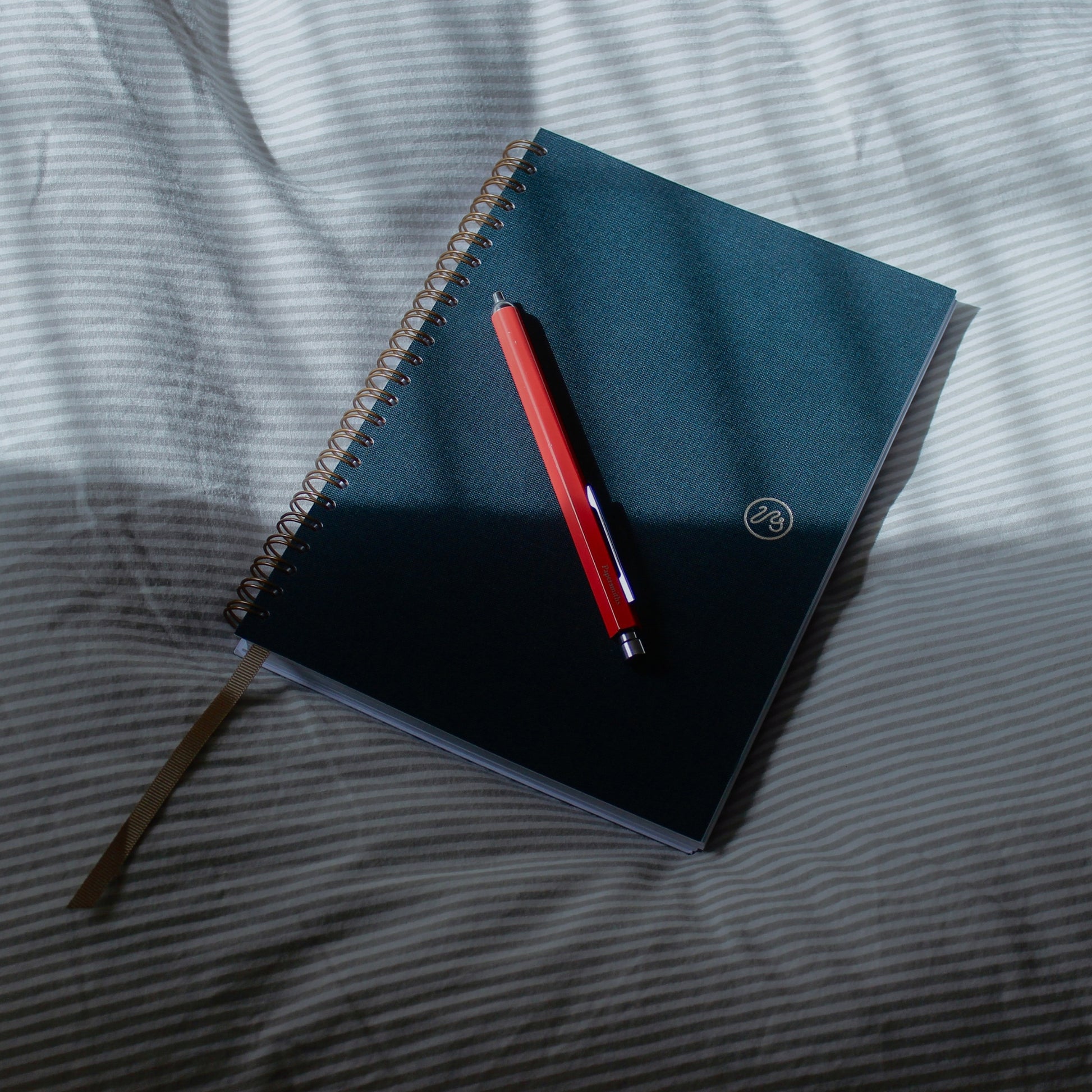 Wiro Bound Notebook - Lunar Blue
