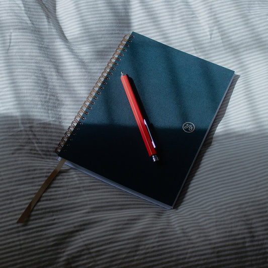 Wiro Bound Notebook - Lunar Blue