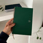 Wiro Bound Notebook - Bottle Green