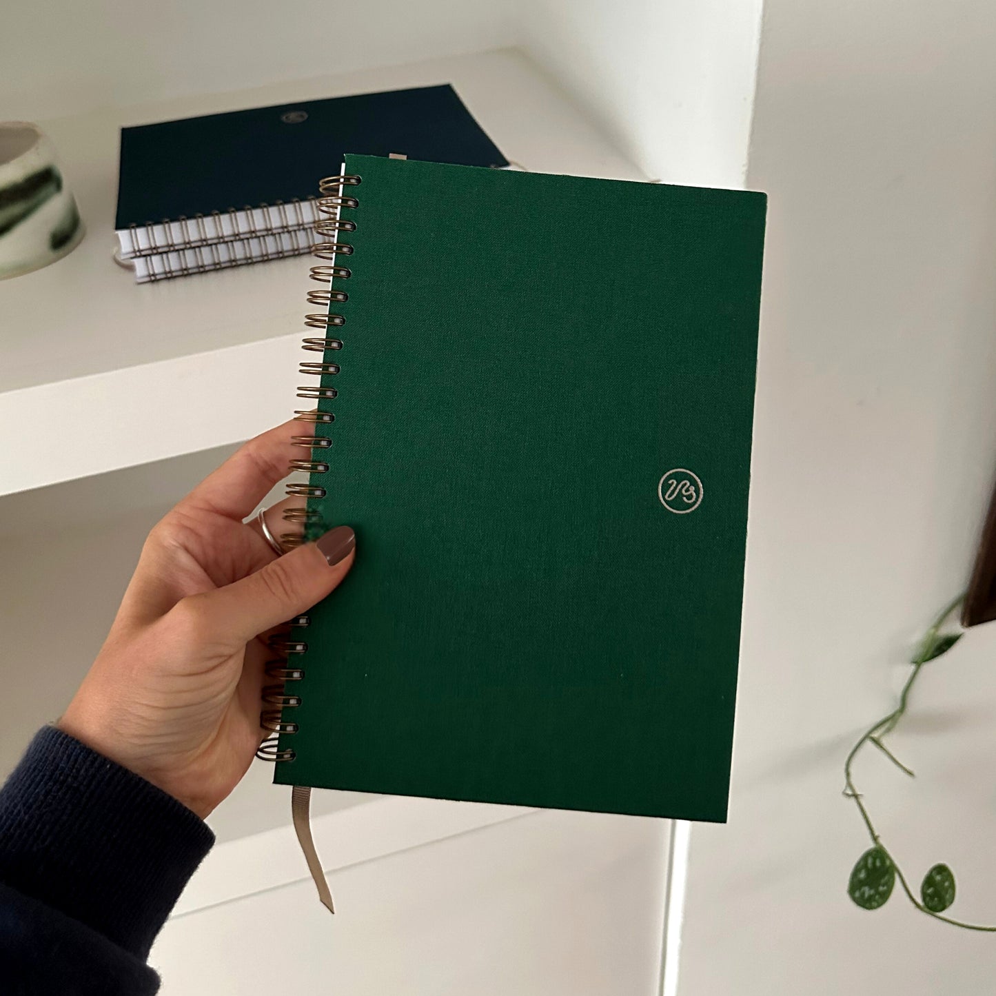Wiro Bound Notebook - Bottle Green