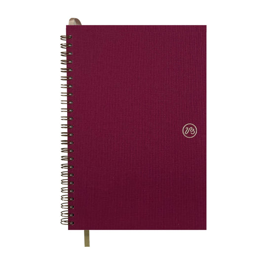 Undated Planner - Mulberry Red
