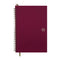 Wiro Bound Notebook - Mulberry Red