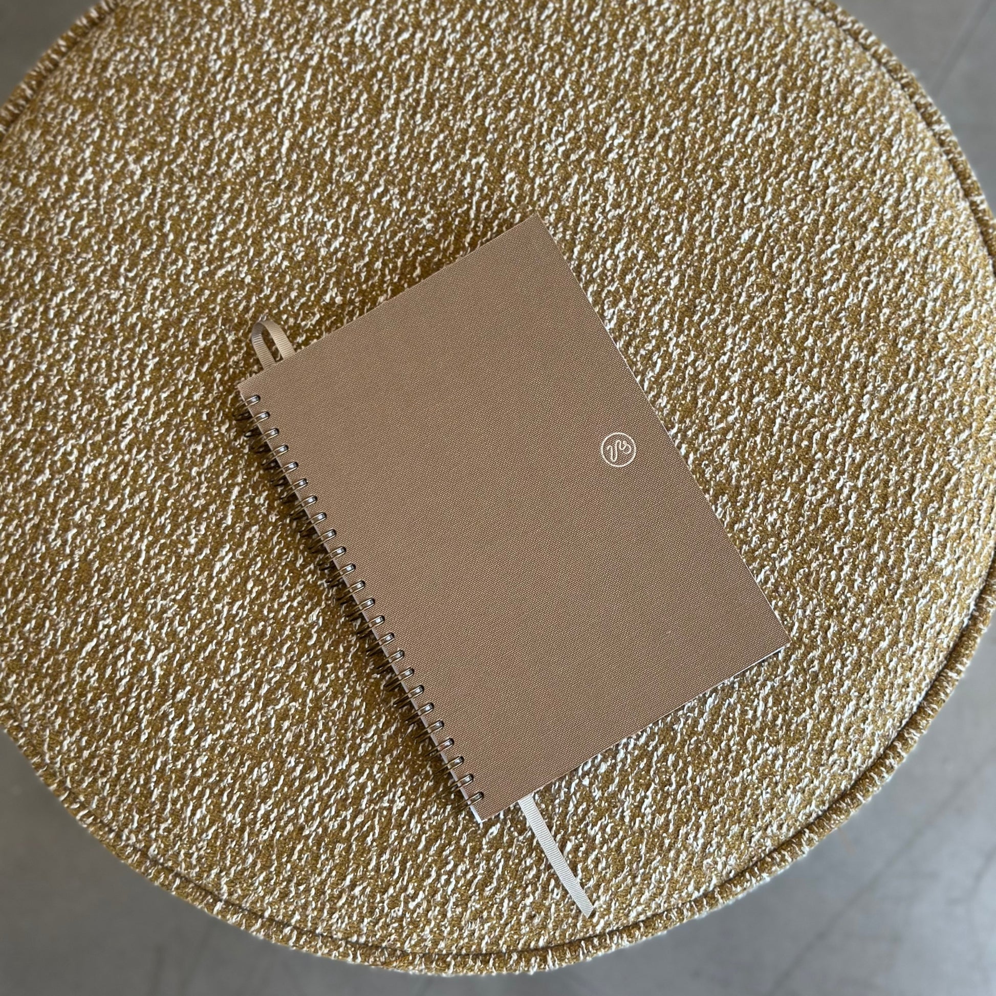 Wiro Bound Notebook - Mocha Brown