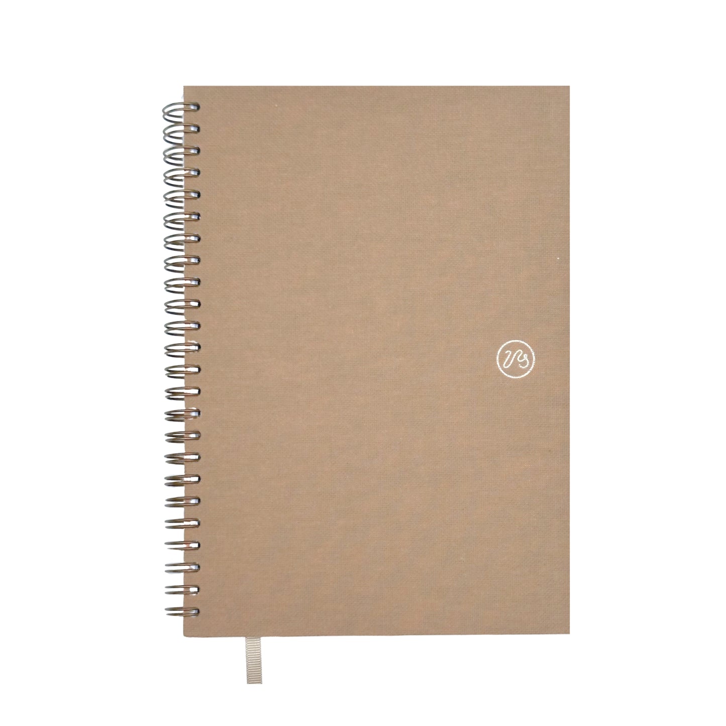 Wiro Bound Notebook in Mocha Brown