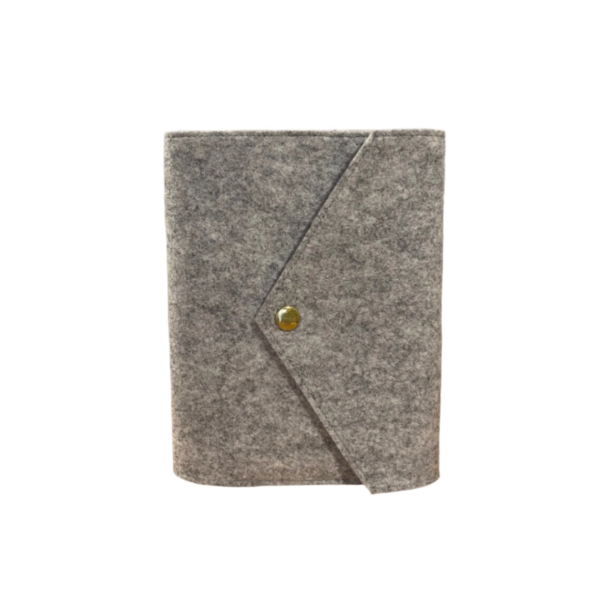 Paper Notebook Cases Woolen Notebook Case - Light Grey – Papersmiths