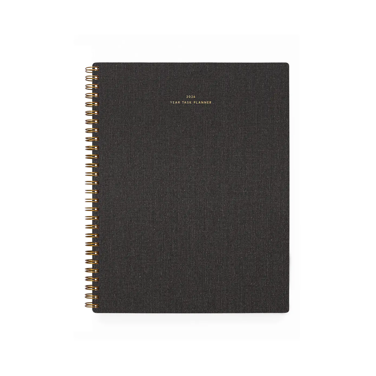 Year Task Planner Charcoal
