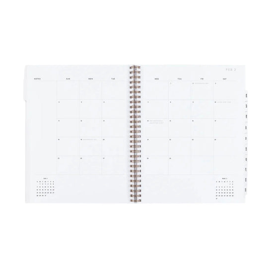 2025 Year Task Planner - Charcoal Grey – Papersmiths