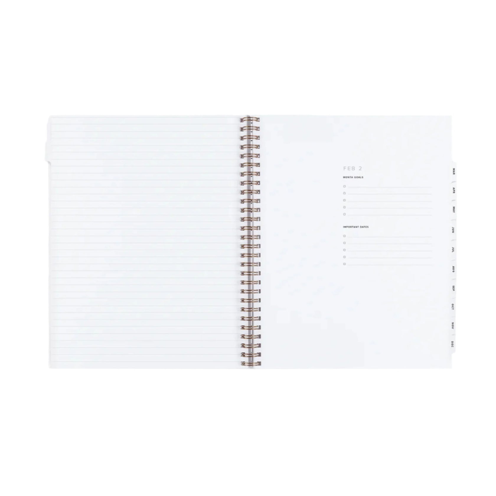 2025 Year Task Planner - Charcoal Grey – Papersmiths