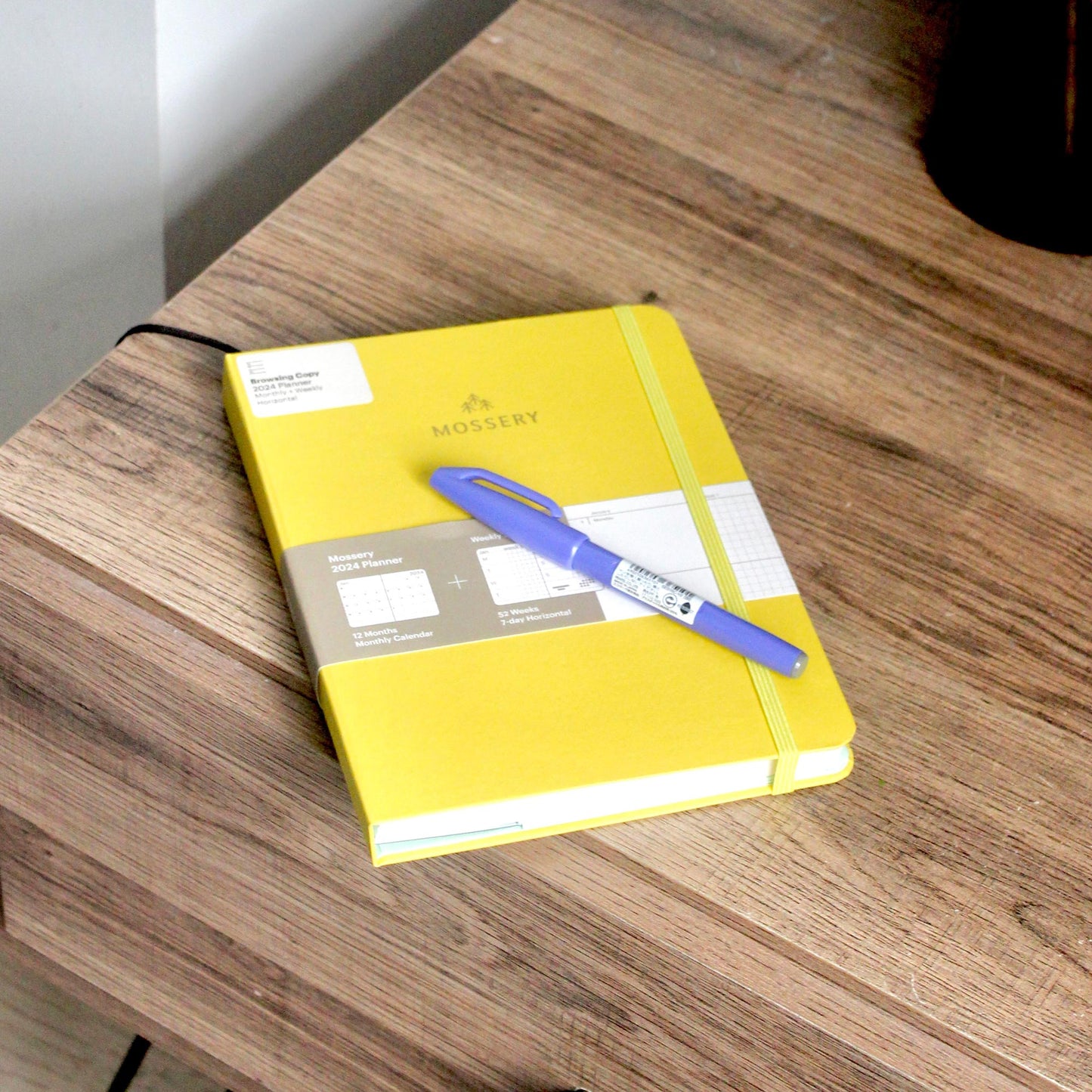 Refillable Notebook - Sunshine Yellow / Plain Pages
