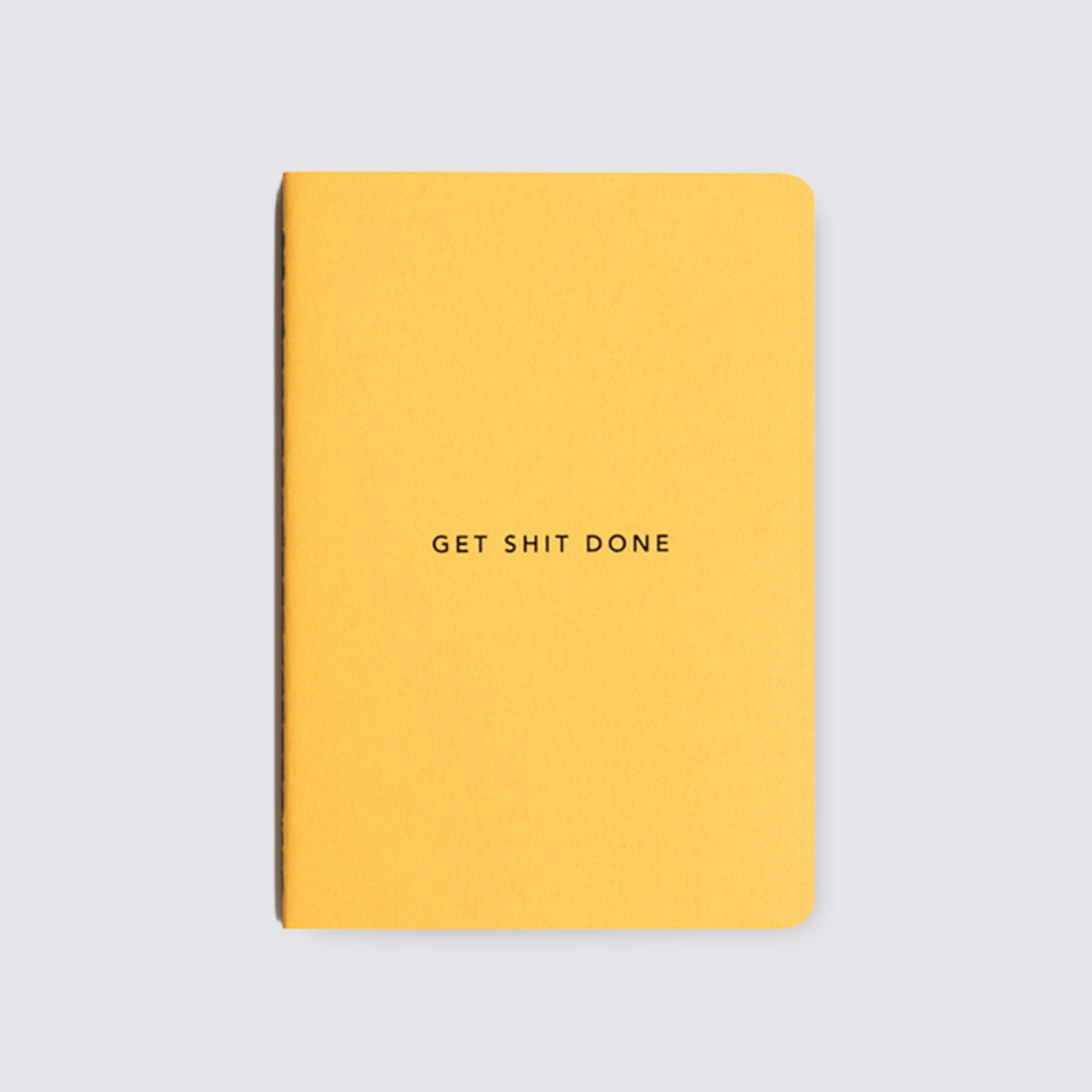Bright yellow a6 notebook