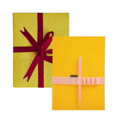 Notebook, Pen and Band Gift Set - Yolk