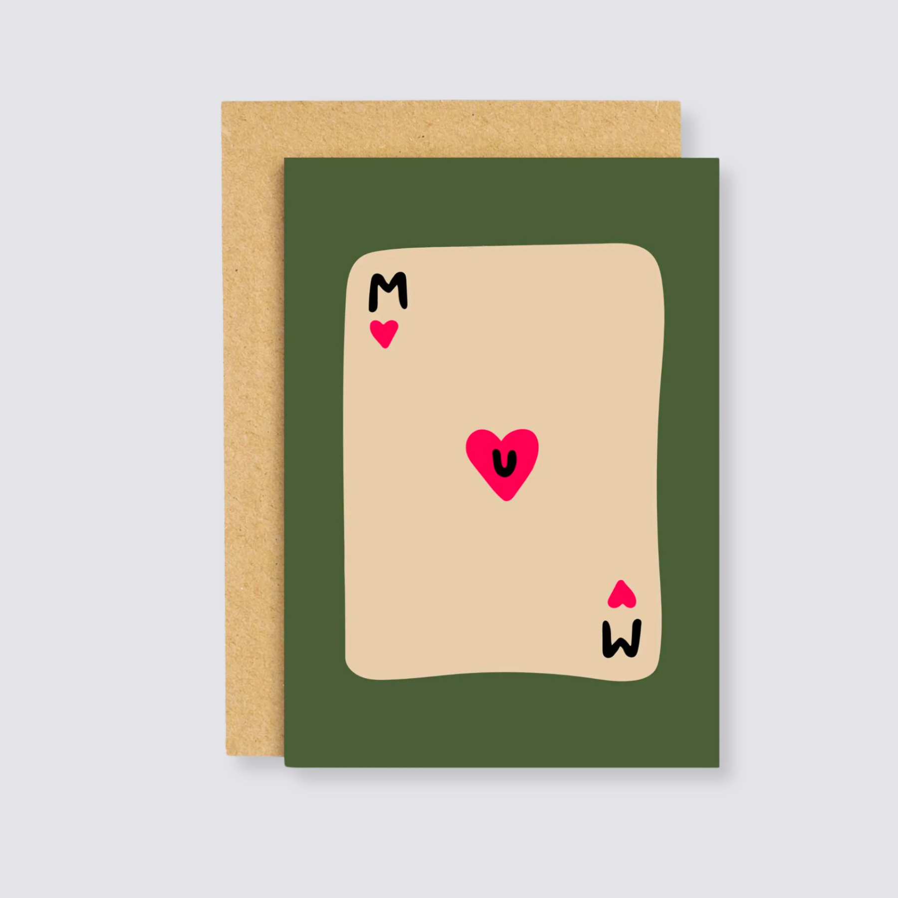 Ace of hearts mothers day card