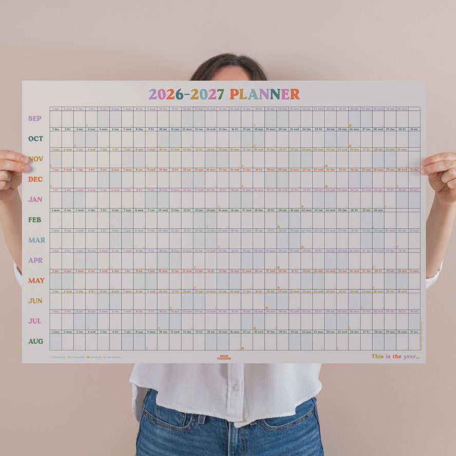 2026-2027 This Is The Year Academic Wall Planner