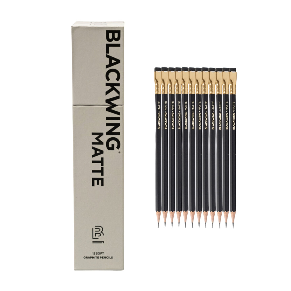 Pencil Matte Black Set 12
