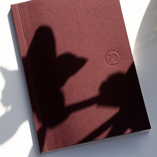 Pocket Notebook - Mulberry Red