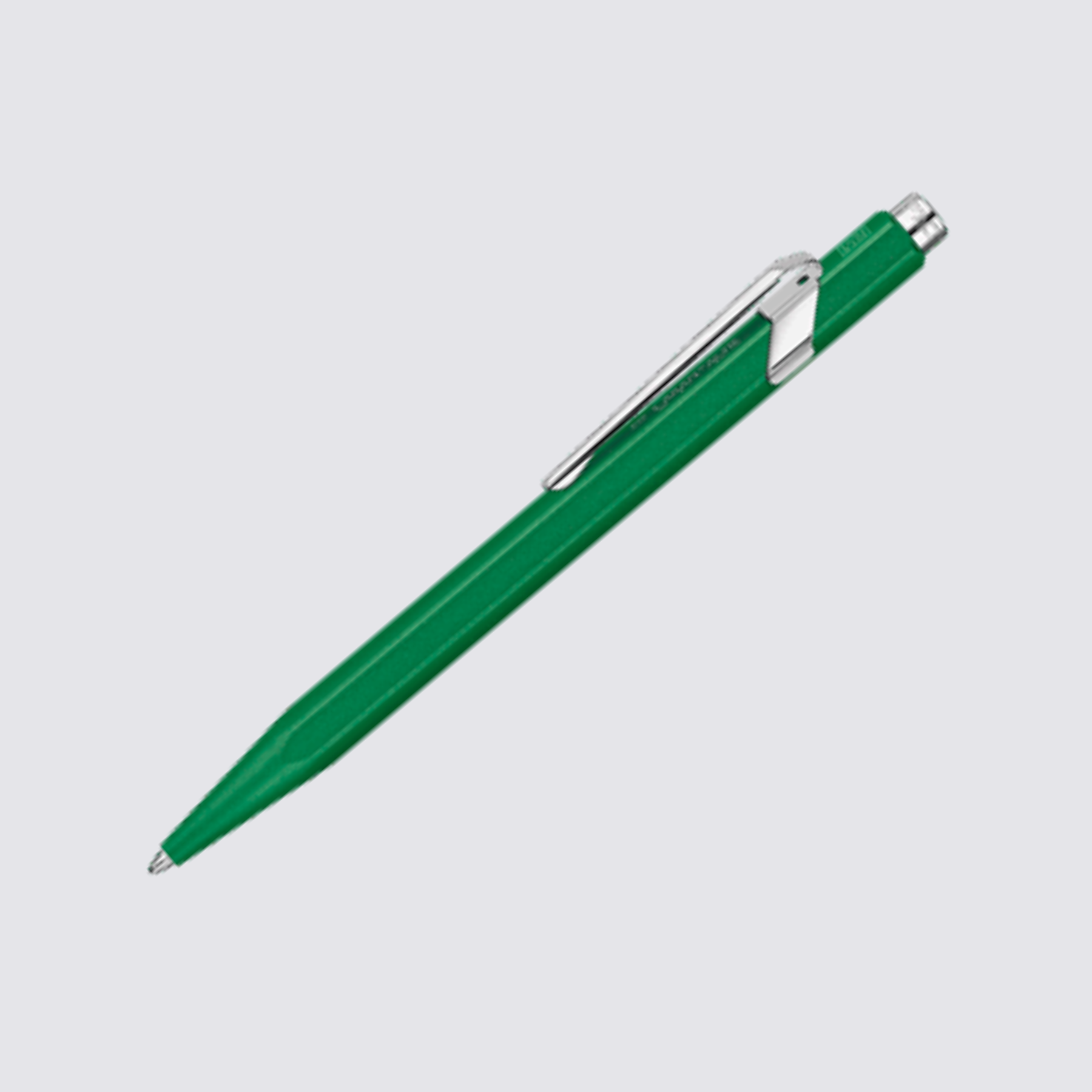 caran dache colormat green ballpoint pen