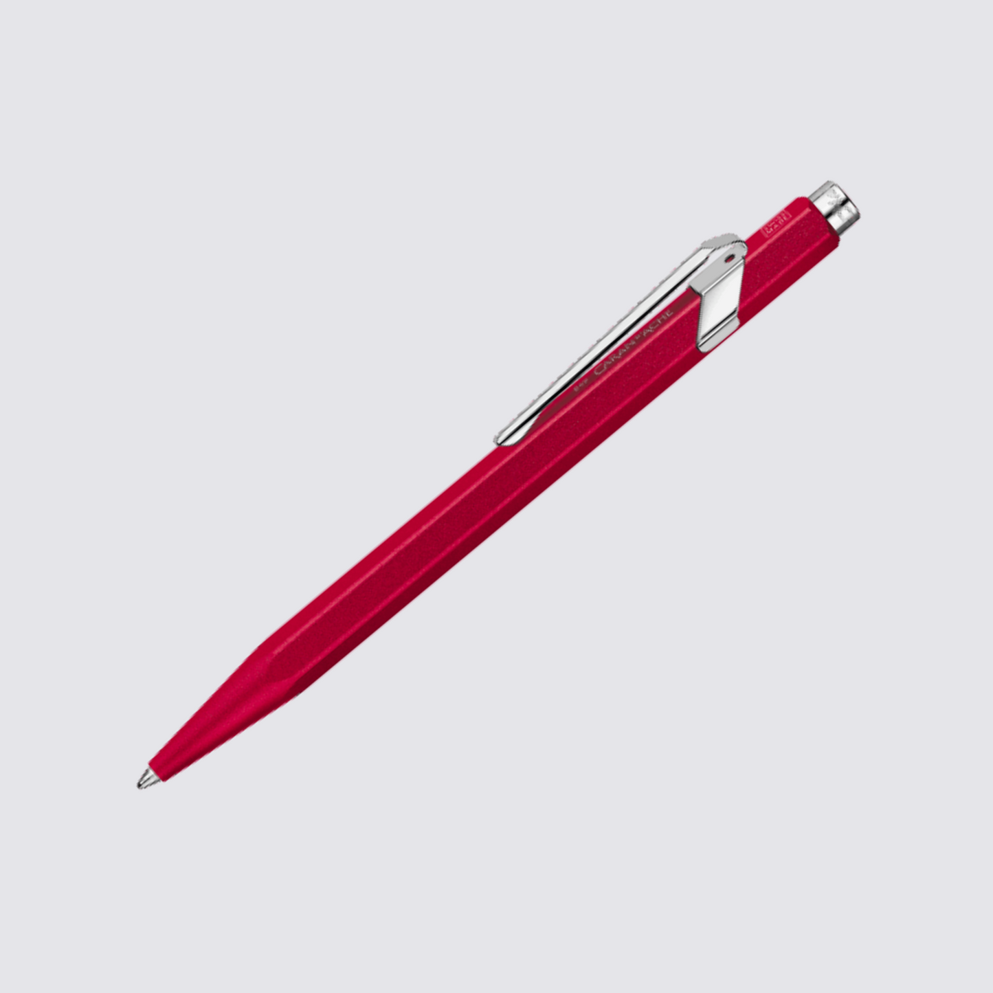 caran dache red ballpoint pen
