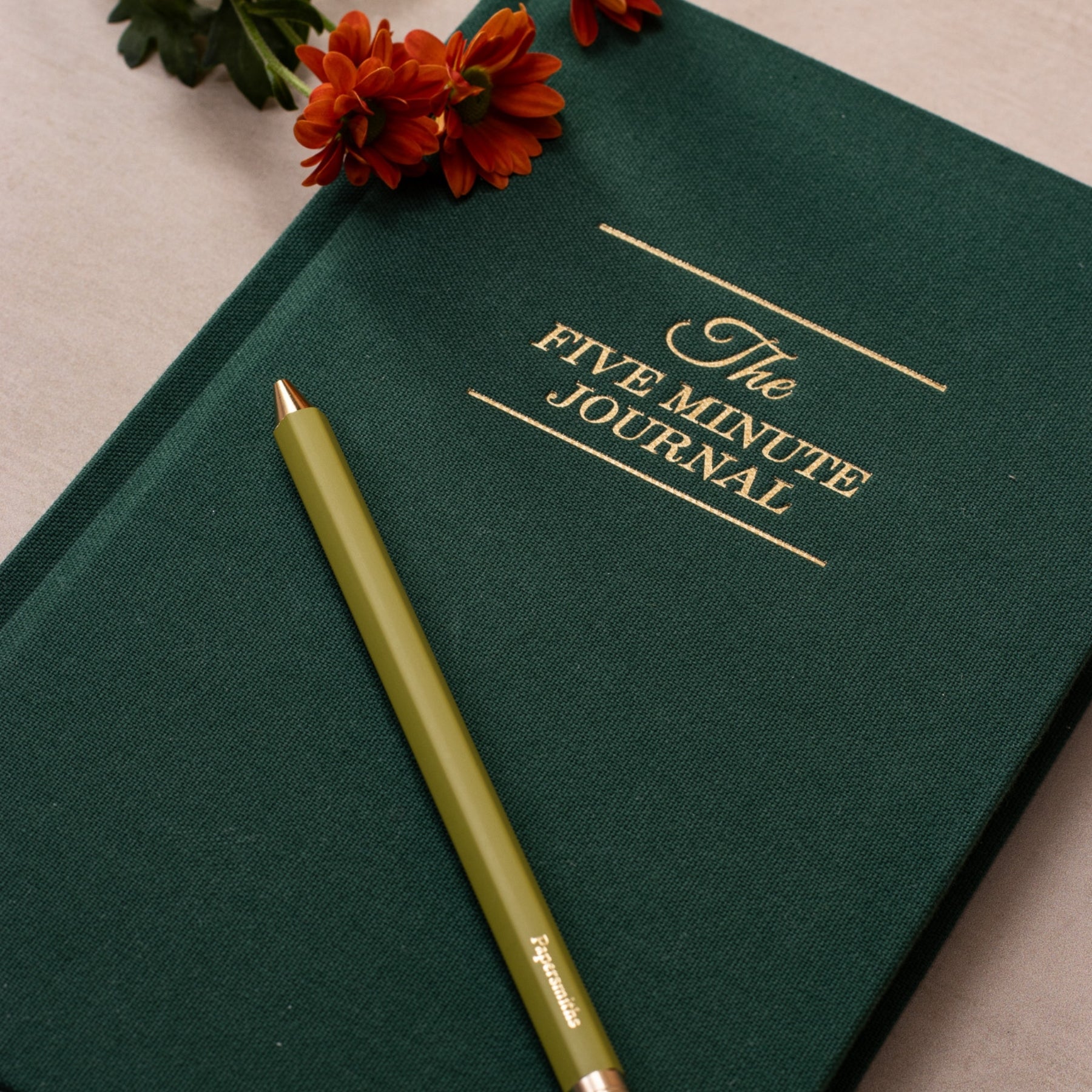 Five Minute Journal in Green