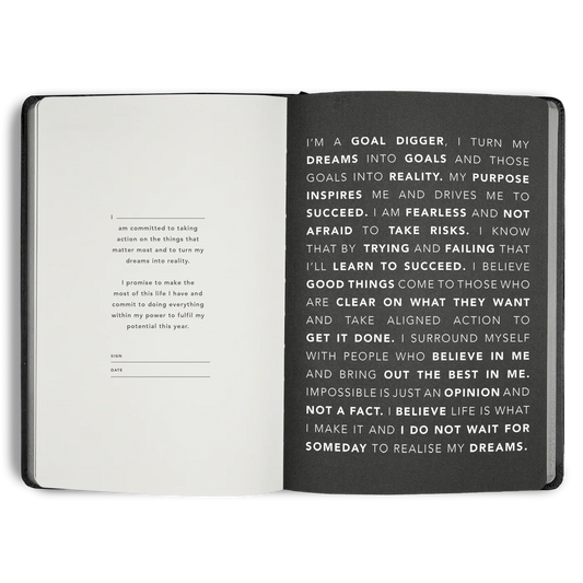 2026 Goal Digger Diary - Bold / Black