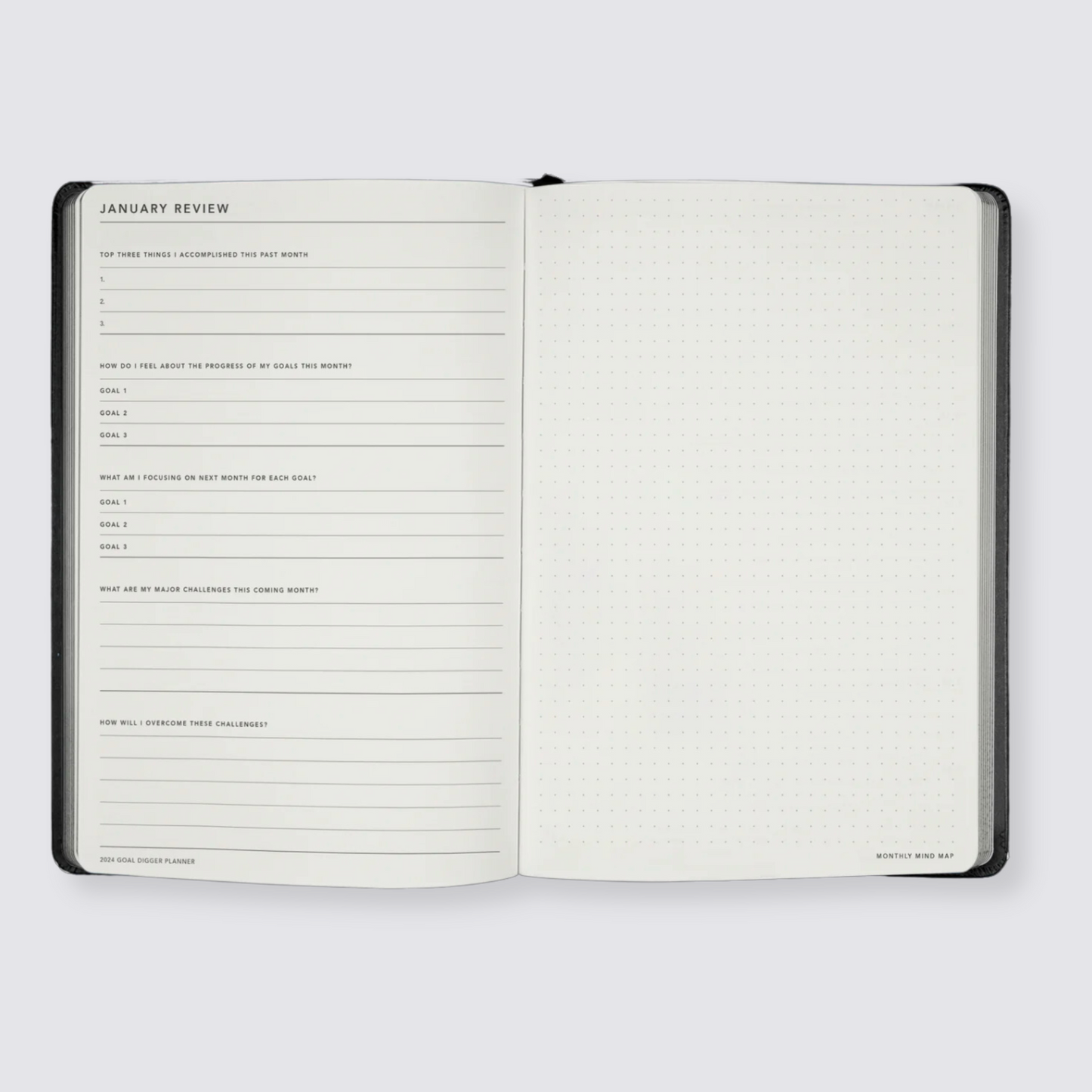 Weekly goal planner diary 2024