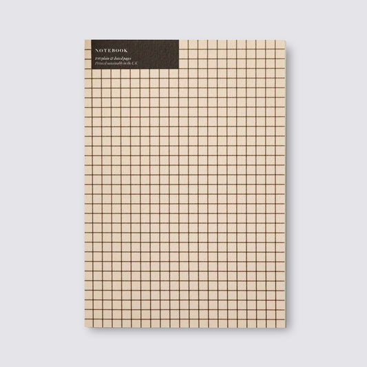 Graph print A5 notebook