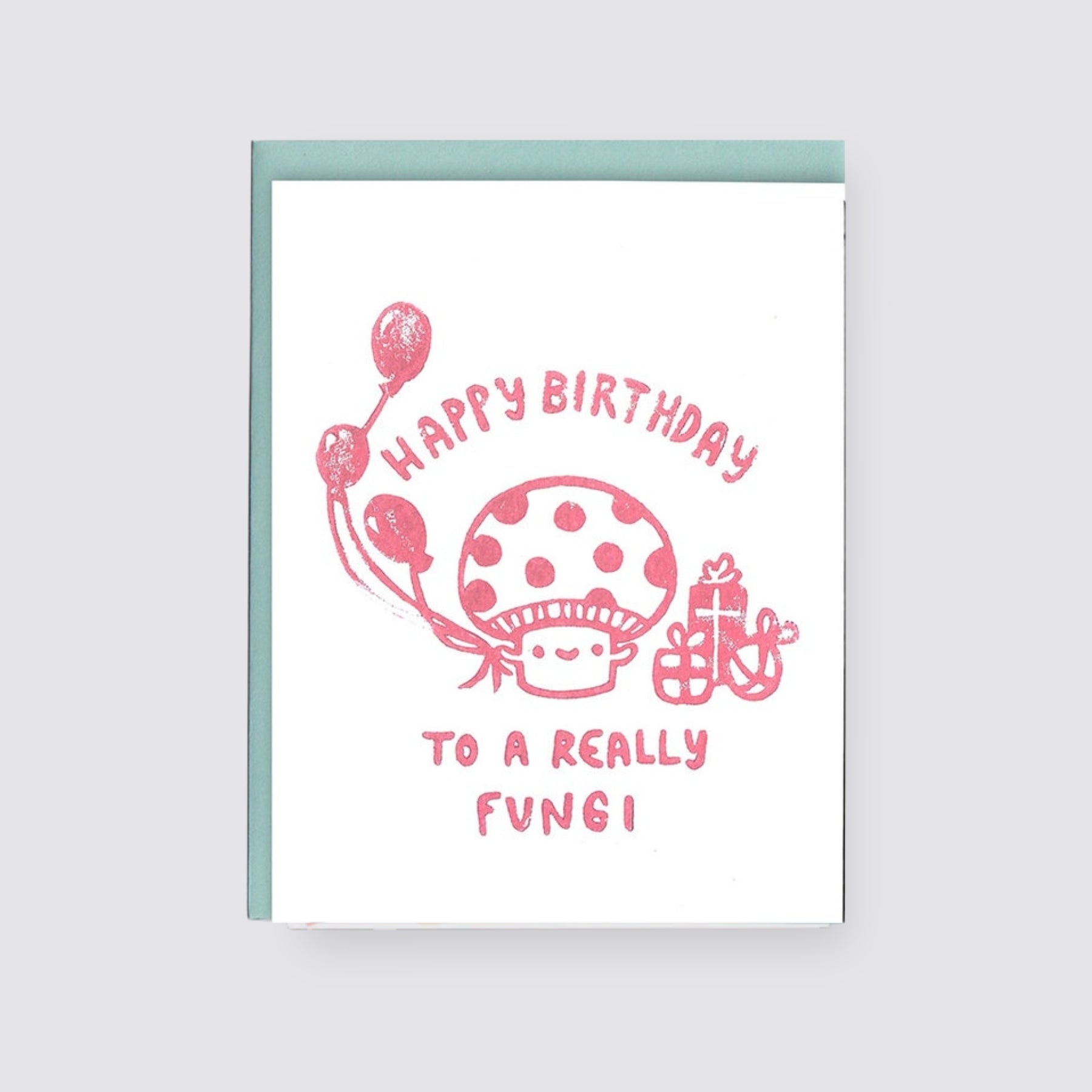 mushroom Birthday card