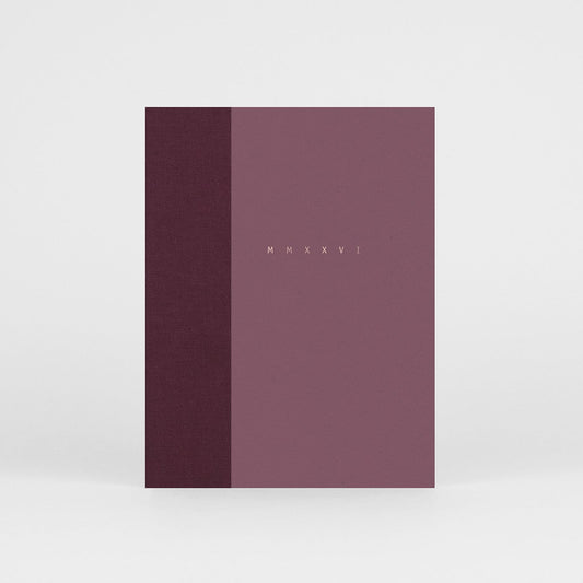 2026 Klasyk Weekly Diary - Dusty Rose