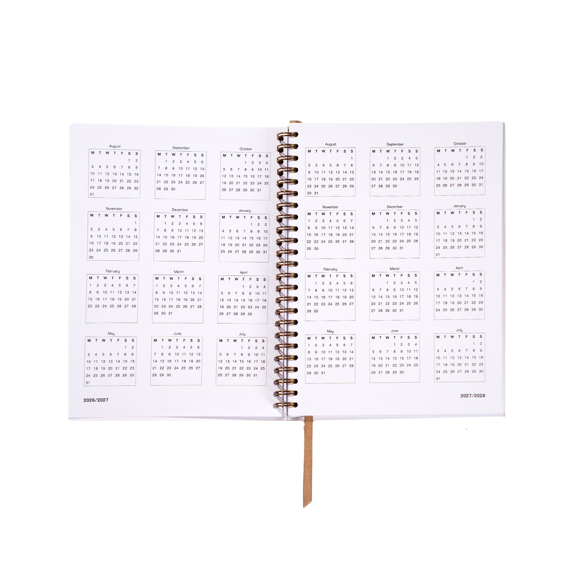 2026-2027 Academic Diary - Mulberry Red