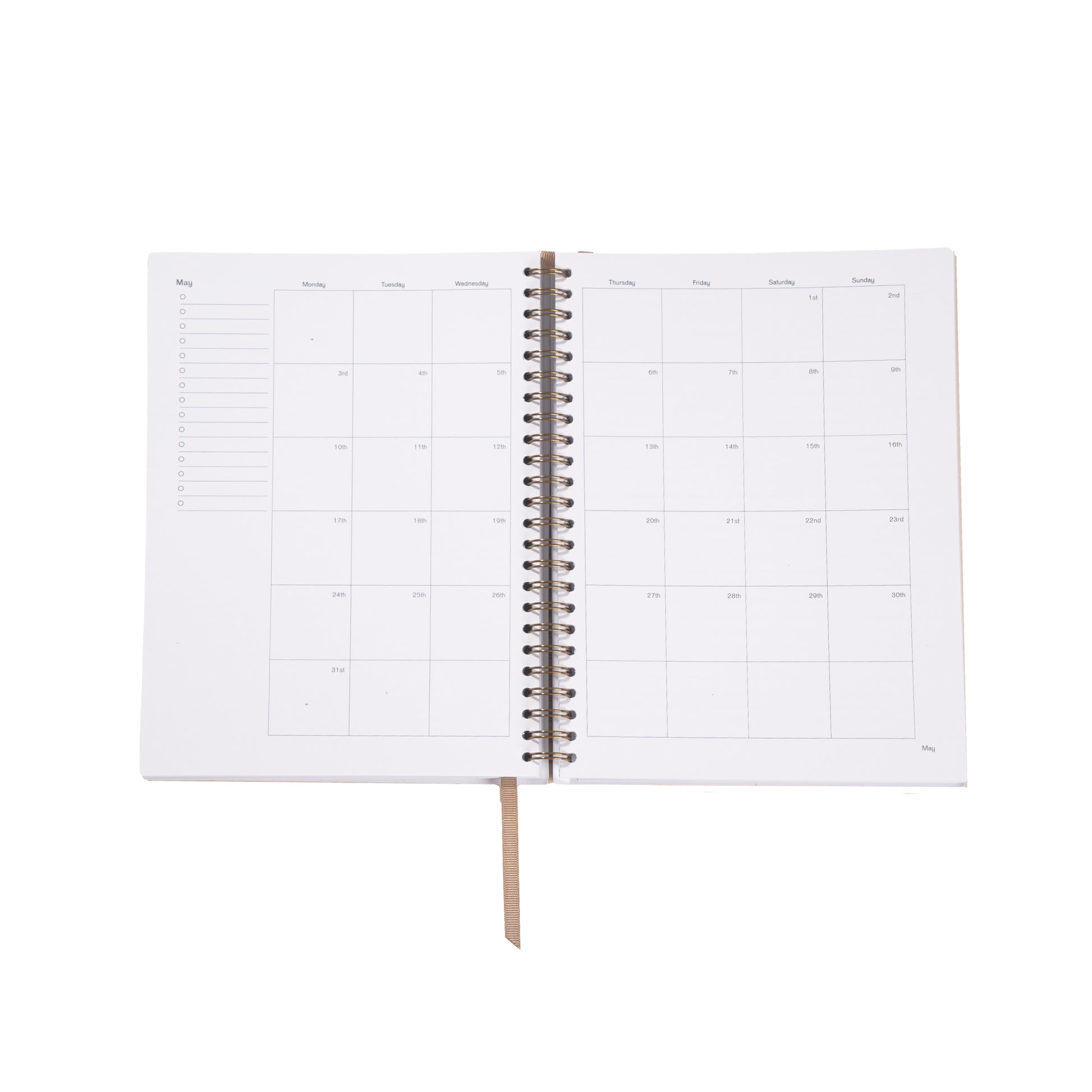 2026-2027 Academic Diary - Mulberry Red