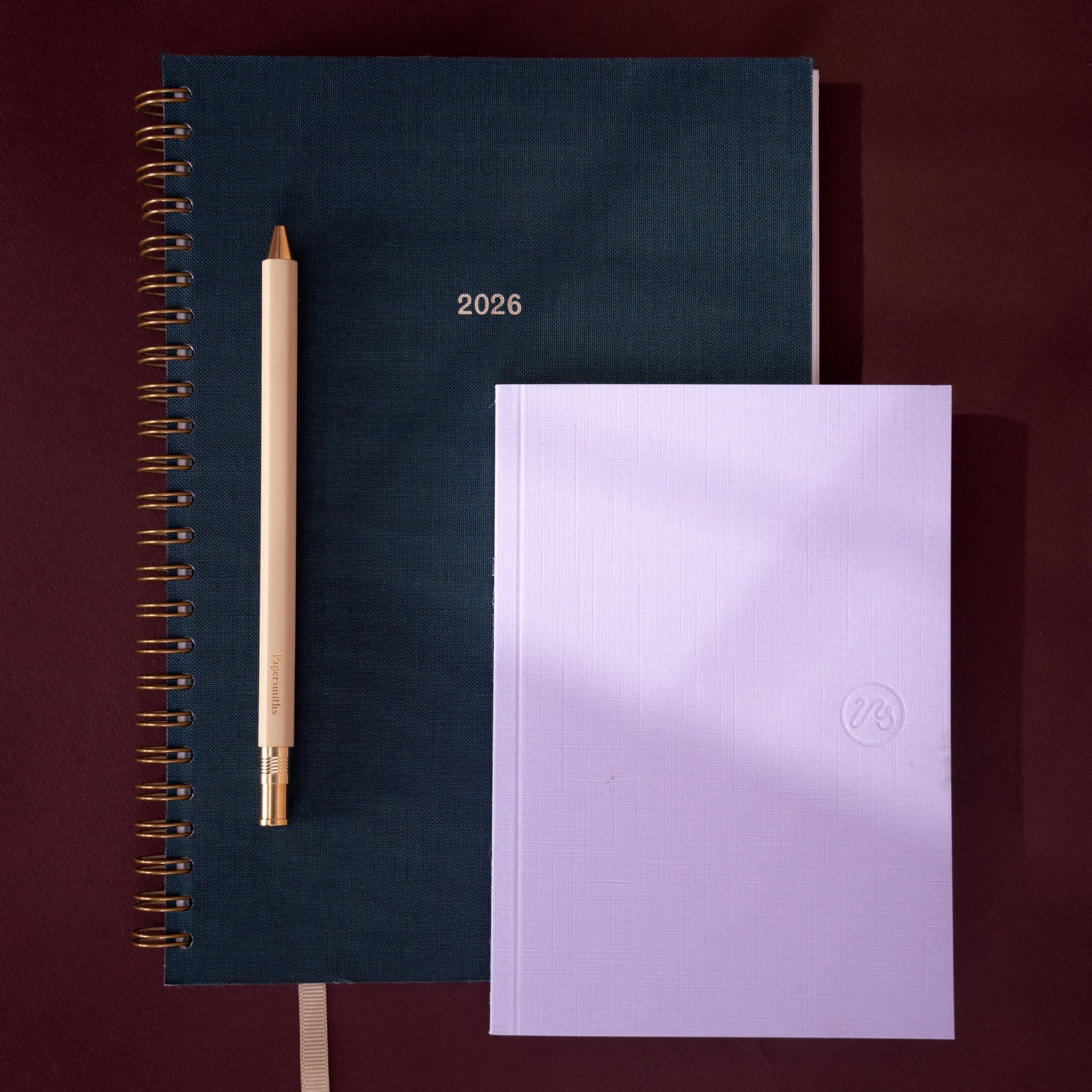 2026 Wirebound Weekly Diary - Lunar Blue