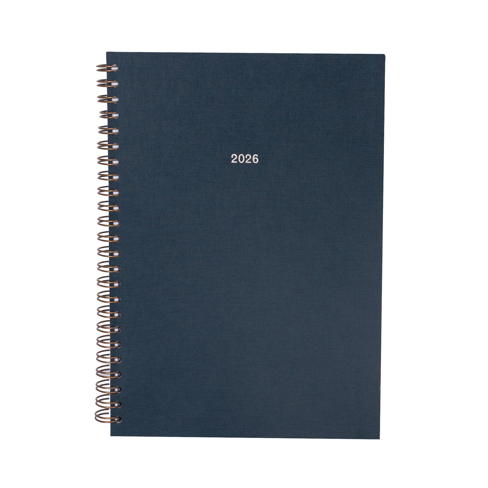 2026 Wirebound Weekly Diary - Lunar Blue