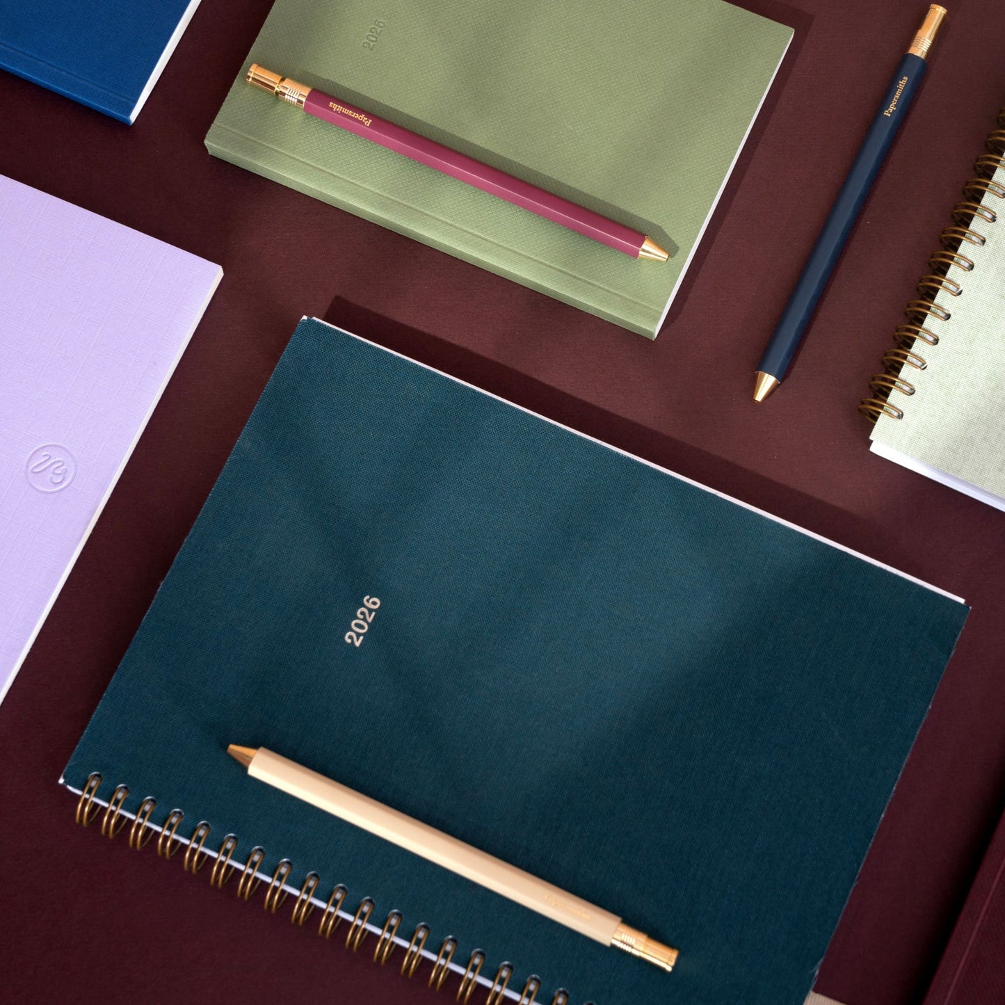 2026 Wirebound Weekly Diary - Lunar Blue