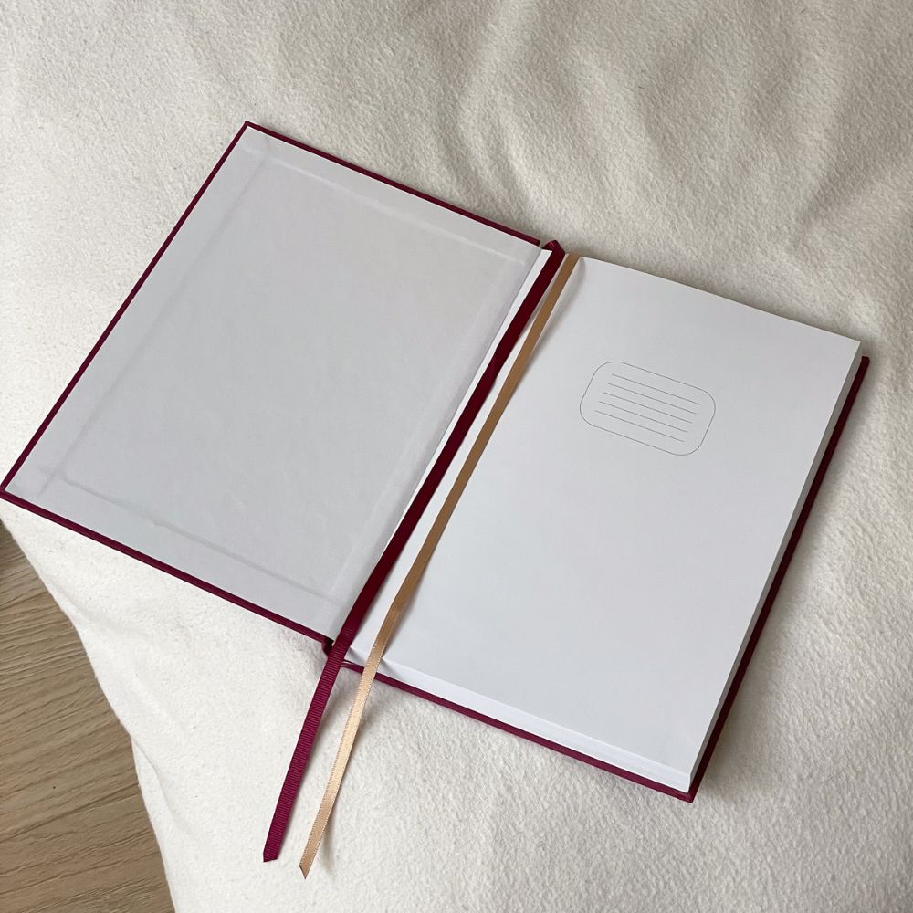 Clifton Notebook – Mulberry Red