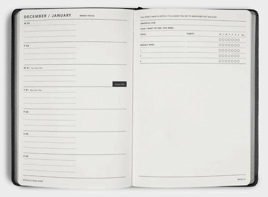 2026 A5 Weekly Notes Diary - Just Peachy