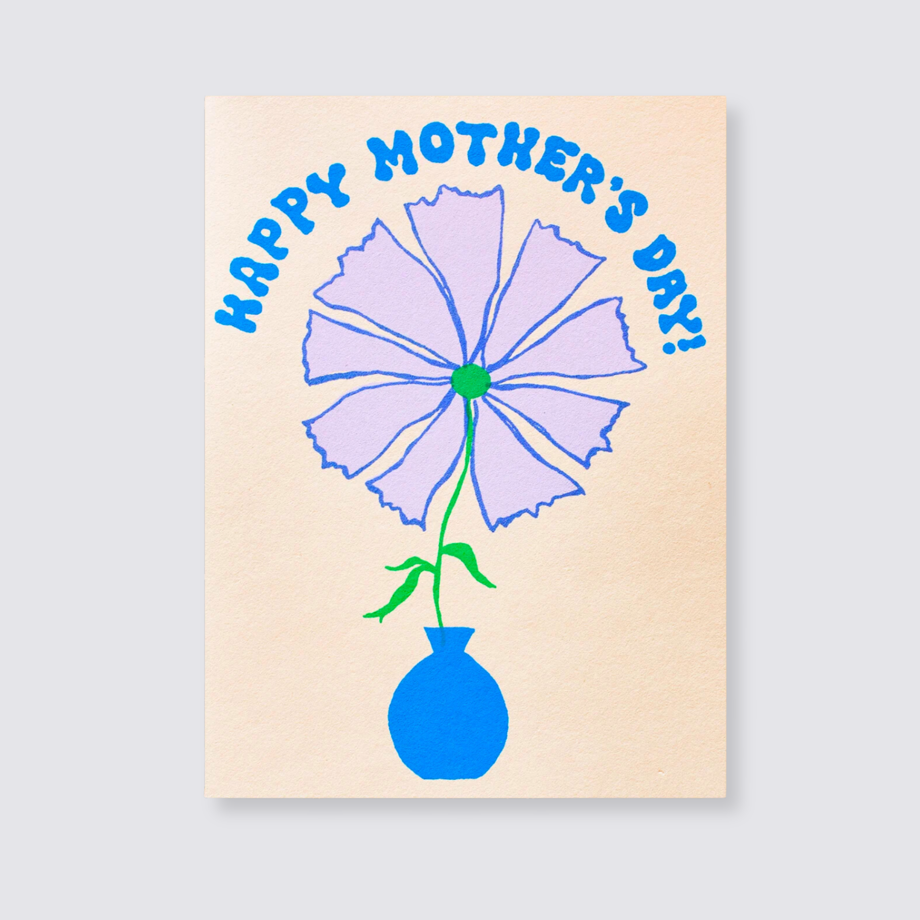 Mothers day flower vase card