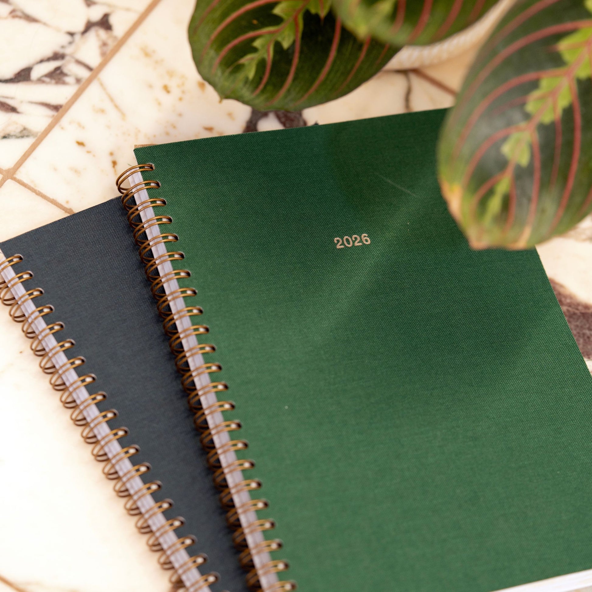 2026 Wirebound Weekly Diary - Bottle Green